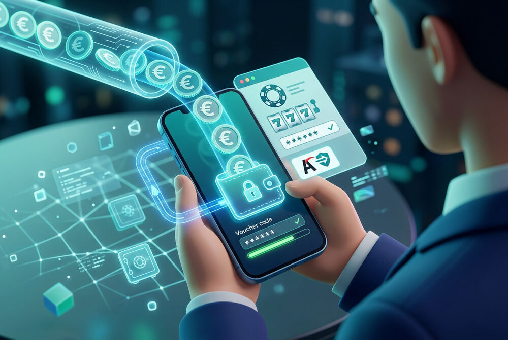 AstroPay prepaid‑maksu älypuhelimessa – talletus nettikasinolle